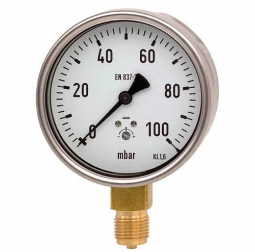 KPCh 100-1 -1,5...+1 mbar G1/2" Тягонапоромер УТ000013622