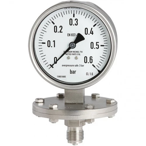 PCh 160-3 -1...+1,5 kgf/cm2 G1/2" Горизонт.Мембрана УТ000015635