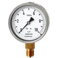 МП100Н 0,4 МПа-2СтКп кл.1,0 Манометр стрелка max min УТ000012101