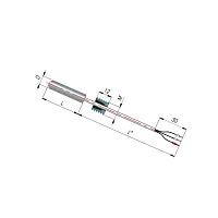 ДТС044-50М.В3.30/0,6 L=30мм d=8мм М12х1,5мм  lкаб=0,6м УТ000008638