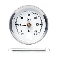 БТ-30.010(0...120)°С.2,5  ТРУБНЫЙ крепление-пружина УТ000000827