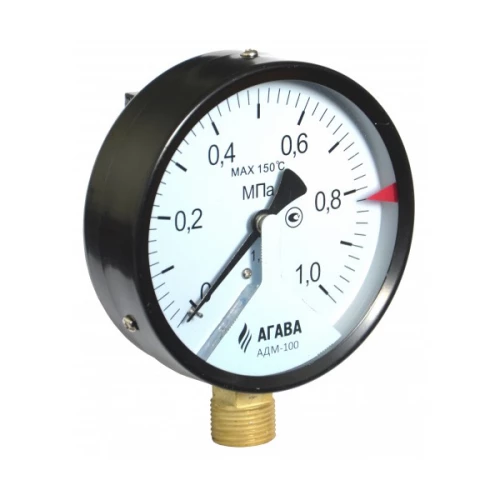 АДМ-100.3-(0...1,0)МПа-4-20mA-М20х1,5 кл.1,5 Стрелочный манометр с токовым выходом УТ000012020