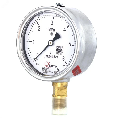 ДМ8008-ВУф 6 МПа кт.1,0 M20х1,5 IP65 Б-110  ГЛИЦЕРИН УТ-00000906