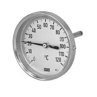 A52.063/1 (0...+120)°C 100х8 ОШ Гладкий Нерж. УТ000012583