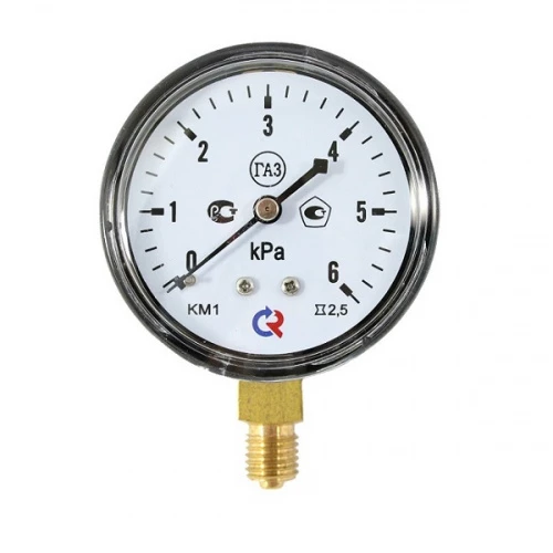 КМ-11Р +60 kPа.М12х1,5.2,5 Напоромер, ф63 УТ000000968