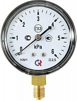 КМ-12Р +10 kPа.М12х1,5.1,5. IP54 Напоромер, ф63 нерж.сталь УТ000018317