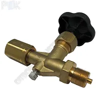 Клапан игольчатый (КЗИС-25л-А аналог) G1/2"-G1/2"(внутр-наруж), Латунь, Ру25МПа УТ-00000416